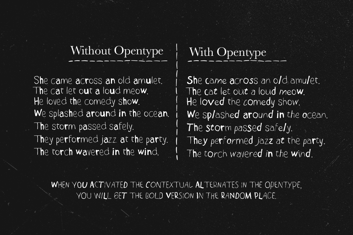 Hidden Surprise - Irregular Font - Image 6