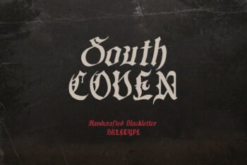 South Coven - Rough Blackletter