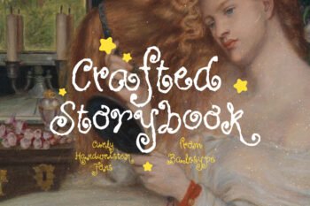 Crafted Storybook - Rough Curly Font