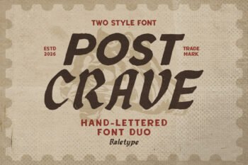 Post Crave - Two Style Font