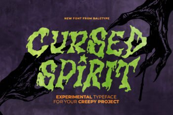 Cursed Spirit - Bloody Bold Font